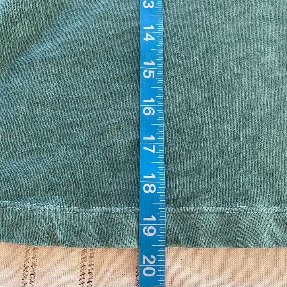 Marine Layer Green Cropped Vintage Slub Polo Tee XS - Picture 14 of 15
